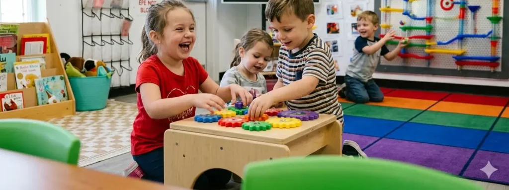 STEM preschool vs traditional preschool classroom comparison